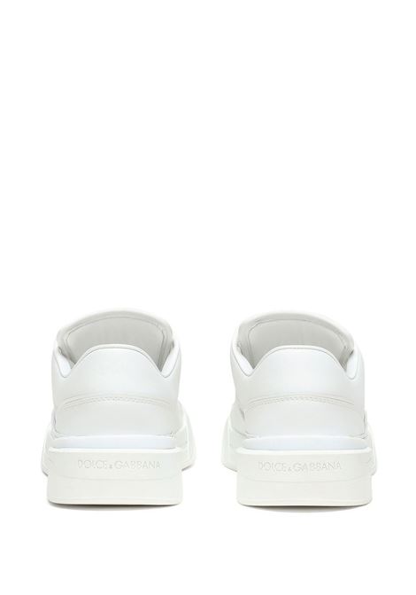 white nappa leather Roma low-top sneakers  featuring DG logo  DOLCE & GABBANA | CS2036-A106580001